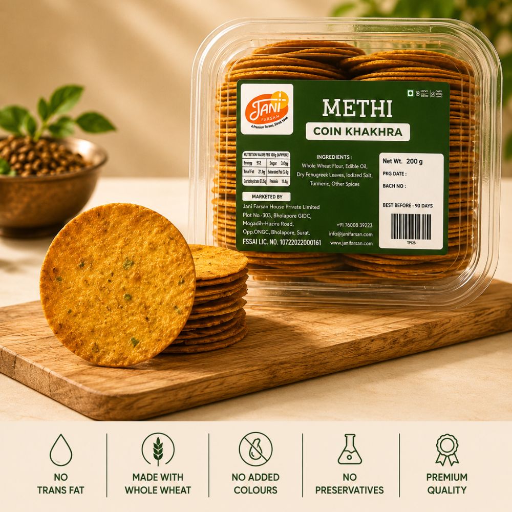 Methi Coin Khakhra