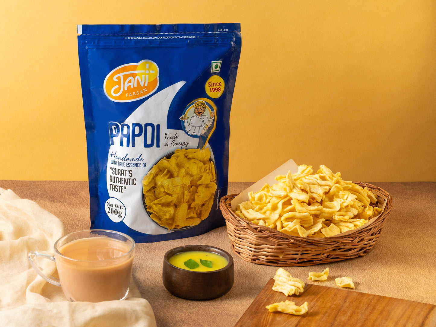 Papdi( Traditional Chickpes Flour Crisps)