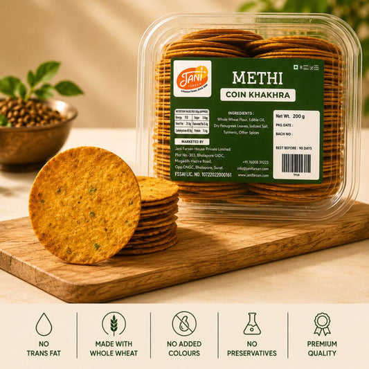 Methi Coin Khakhra