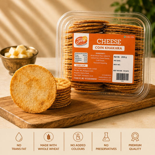 Cheese Coin Khakhra