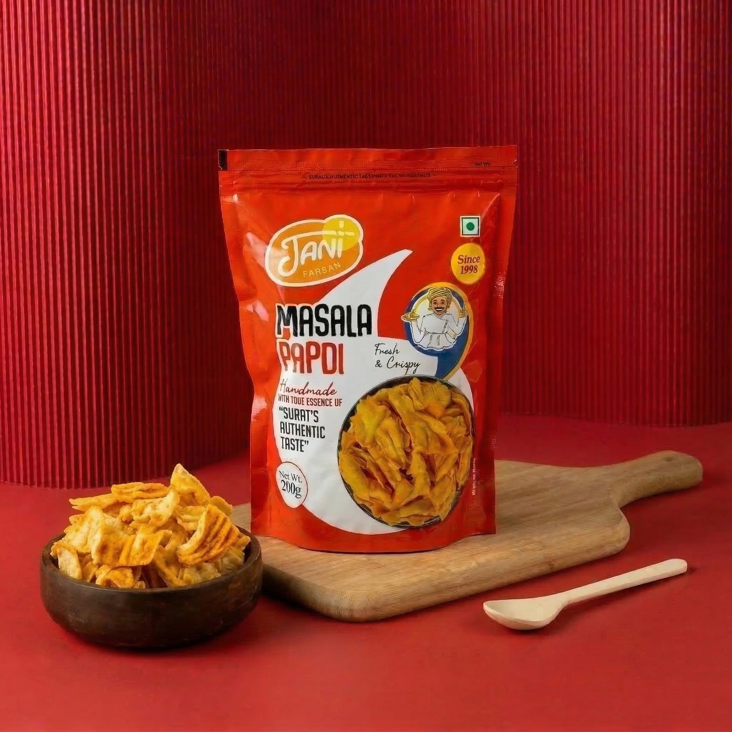 Masala Papdi( Traditional Chickpes Flour Crisps)